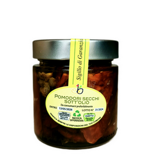 Pomodori Secchi Sott'Olio con Capperi